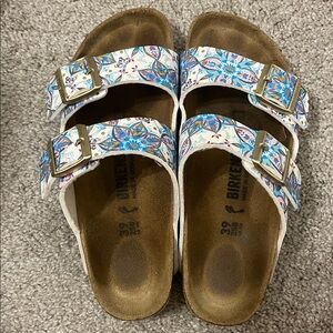 Flowery Patterned Birkenstocks